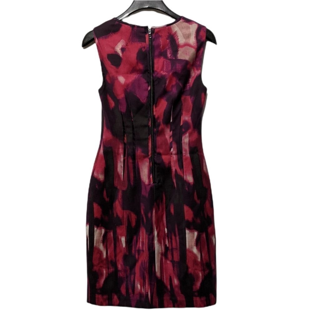 ELIE TAHARI Floral Wool Sheath Dress 2 - Picture 5 of 8